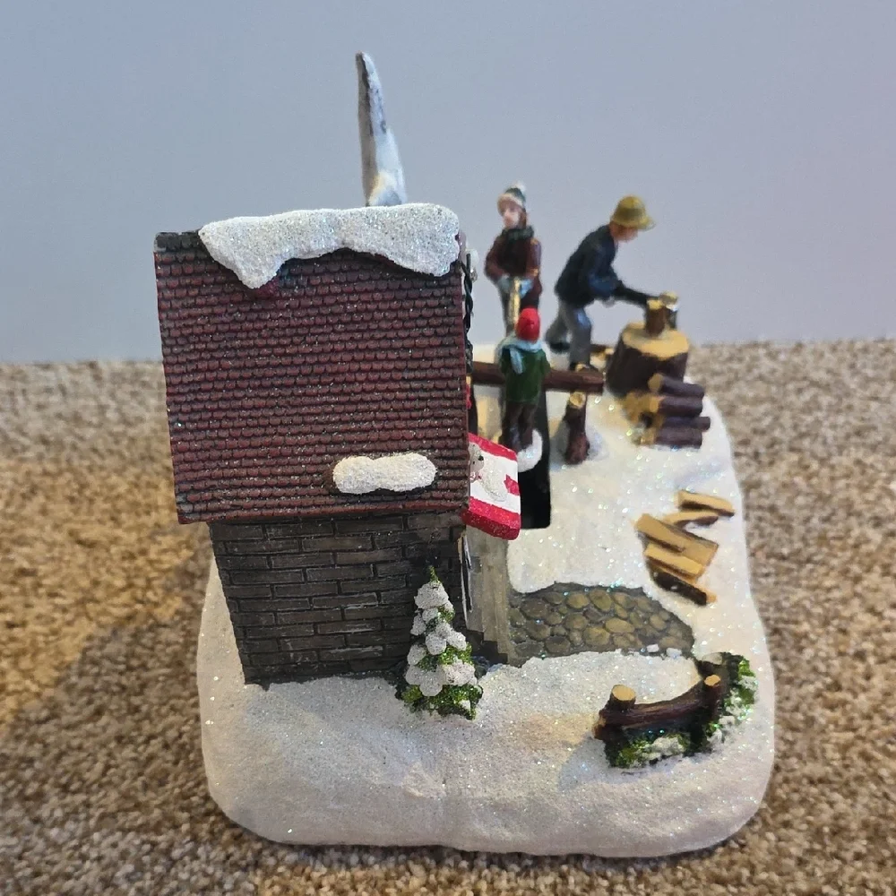 Crosslight Animated Lumberjack Holiday Village